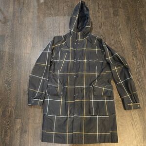 ASOS Plaid Raincoat with Hood
